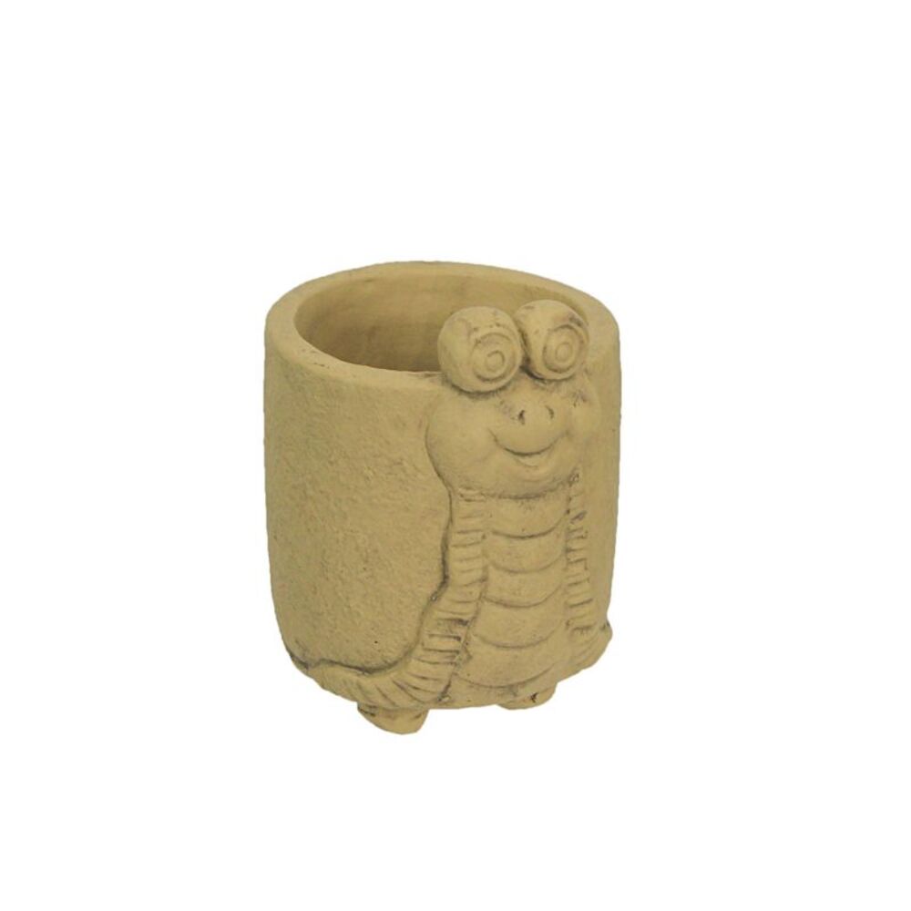 Set of 2 Snail Resin Planters Indoor Outdoor Flower Pots